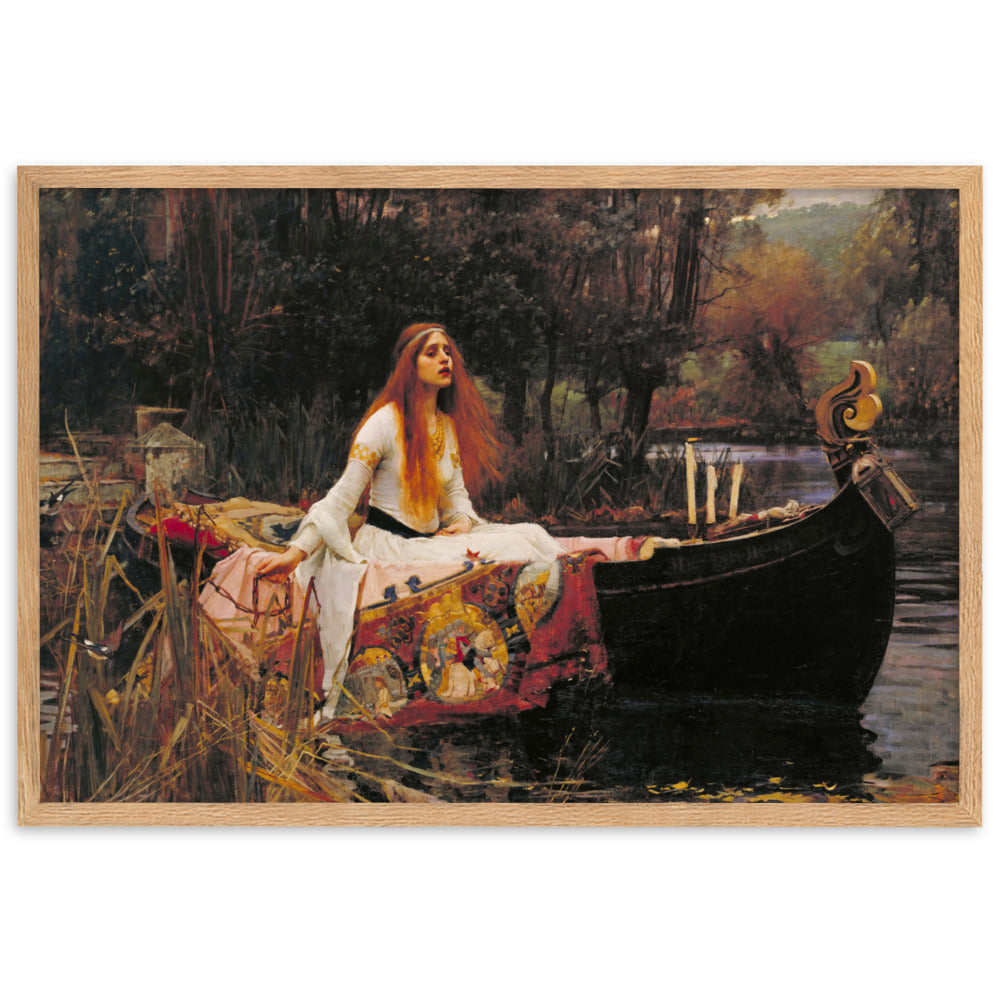 Poster - John William Waterhouse, Die Dame von Shalott Oak / 61×91 cm artlia