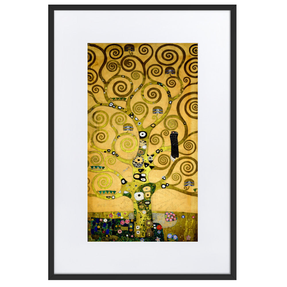 Poster with passepartout - the tree of life, Gustav Klimt