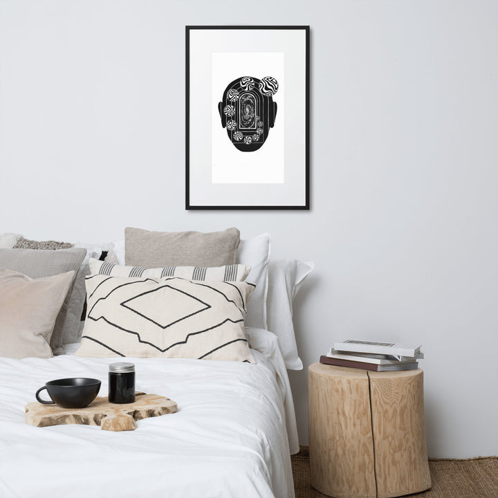 Poster mit Passepartout - Inner Space artlia