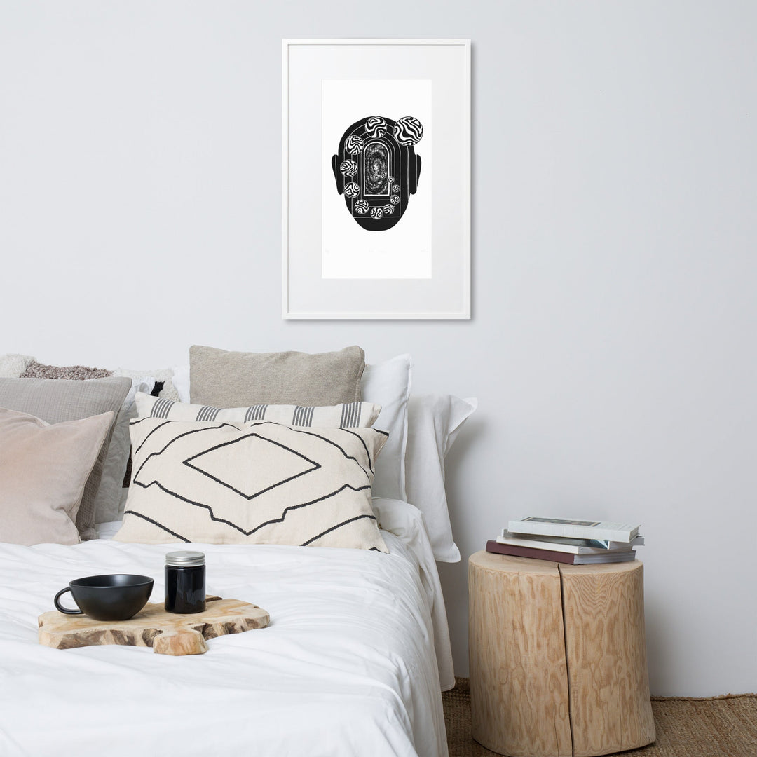 Poster mit Passepartout - Inner Space artlia