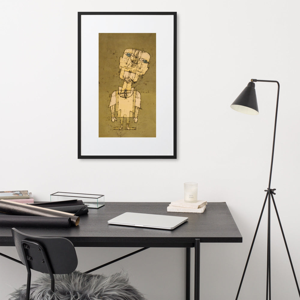 Poster mit Passepartout - Paul Klee, Gespenst eines Genies Ghost of a Genius artlia