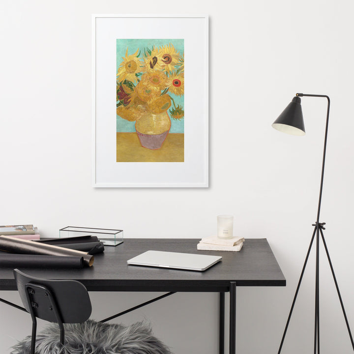 Poster mit Passepartout - Sonnenblumen, 1889 artlia
