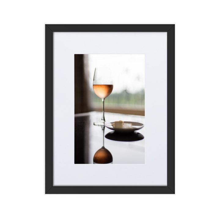 Poster mit Passepartout - Time for yourself Schwarz / 30×40 cm artlia