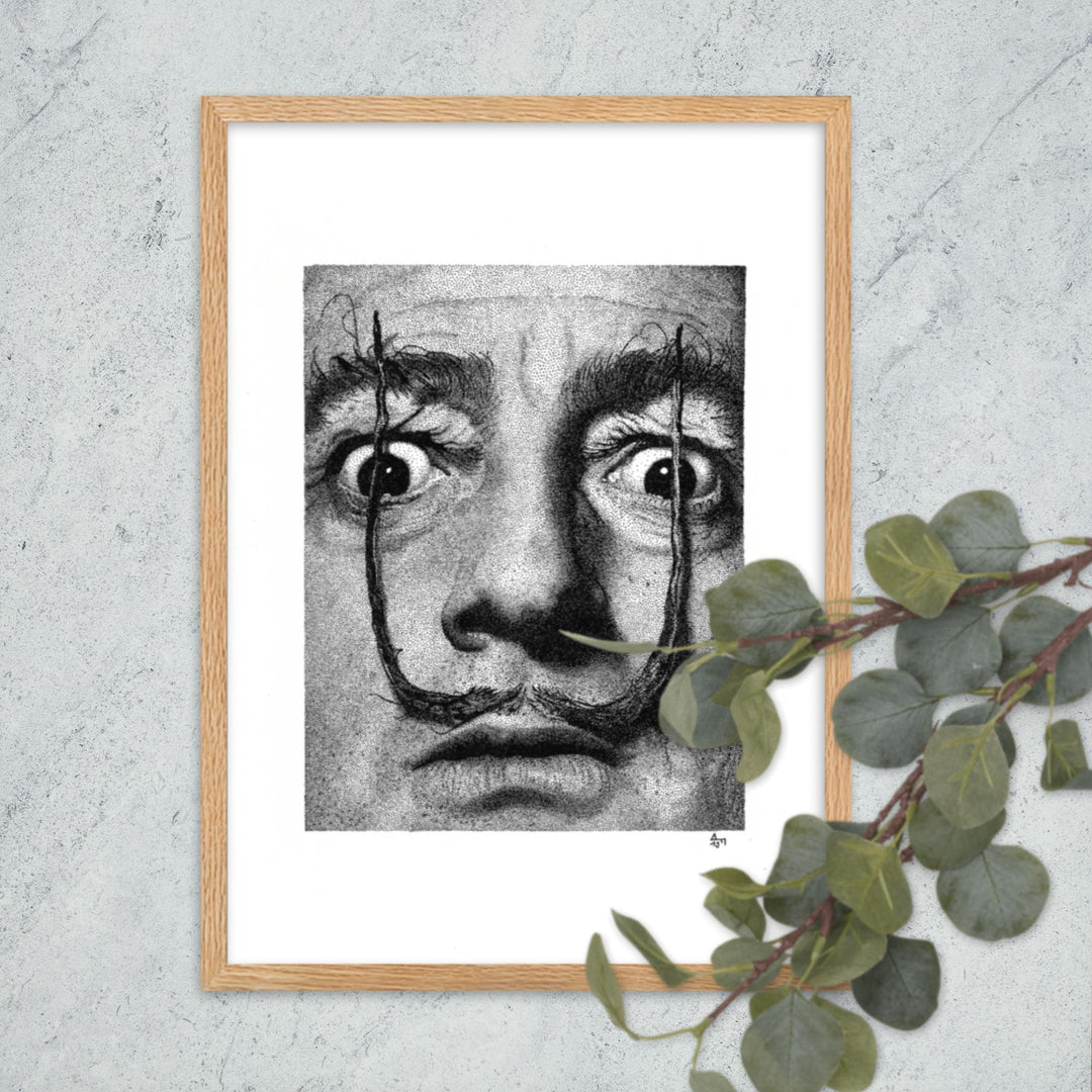 Poster mit Rahmen - Dali artlia