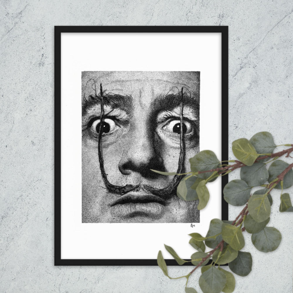 Poster mit Rahmen - Dali artlia