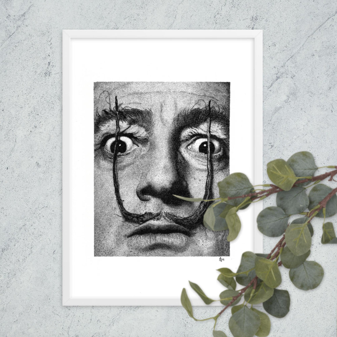 Poster mit Rahmen - Dali artlia