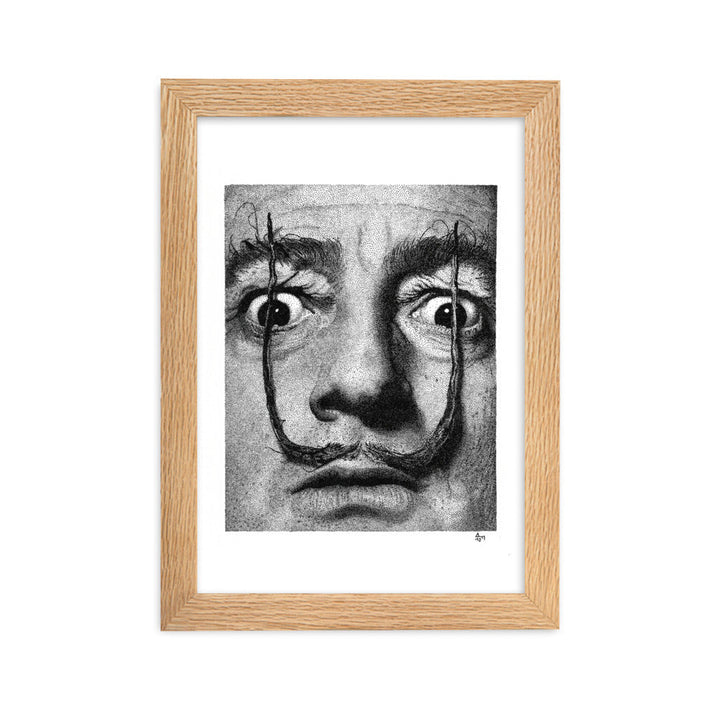 Poster mit Rahmen - Dali Oak / 21×30 cm artlia