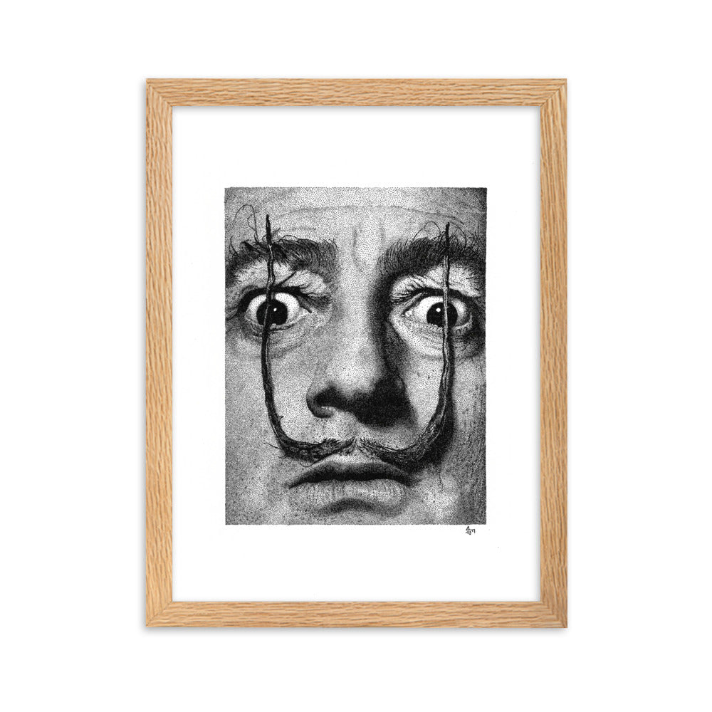 Poster mit Rahmen - Dali Oak / 30×40 cm artlia