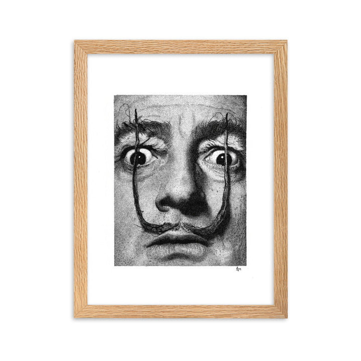 Poster mit Rahmen - Dali Oak / 30×40 cm artlia