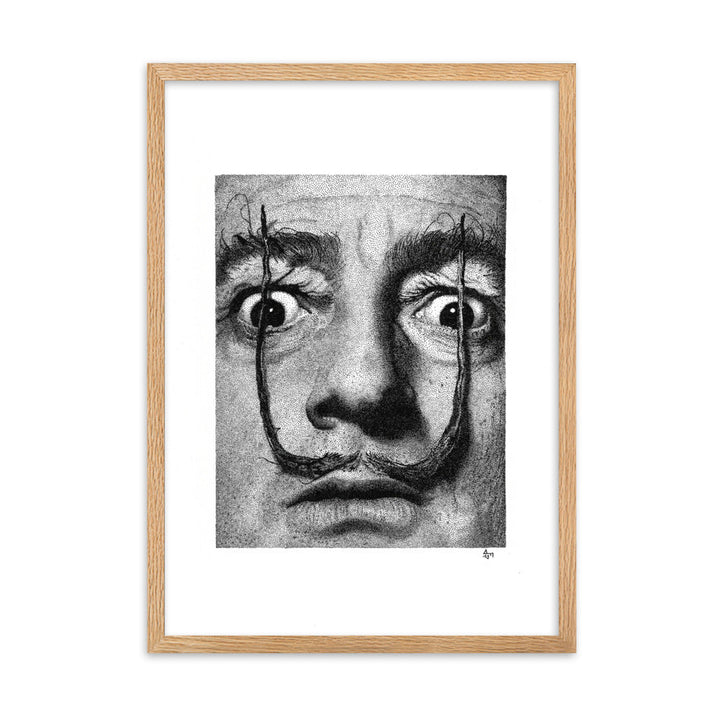 Poster mit Rahmen - Dali Oak / 50×70 cm artlia