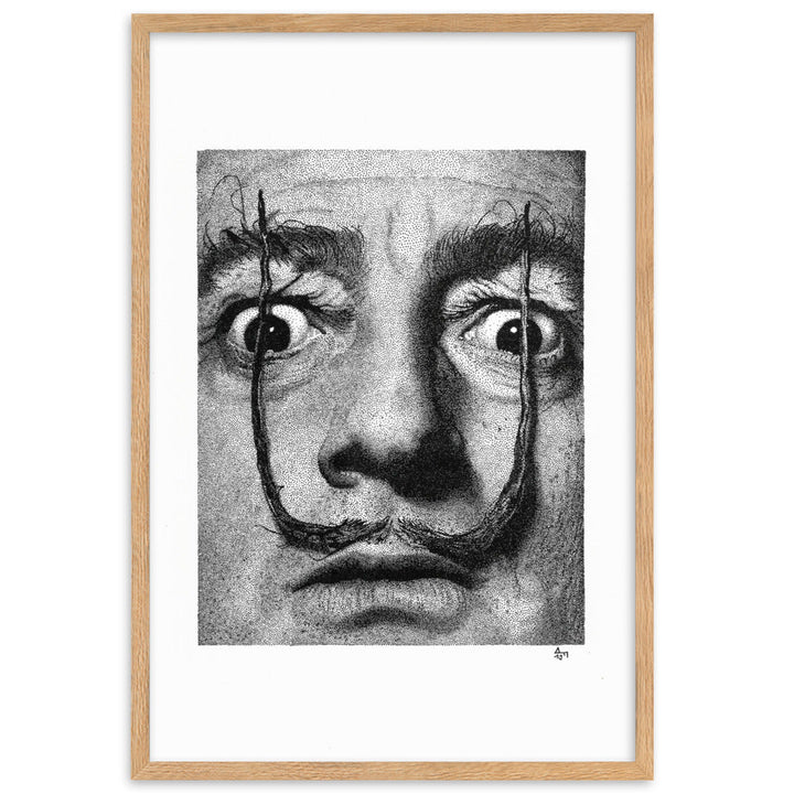 Poster mit Rahmen - Dali Oak / 61×91 cm artlia