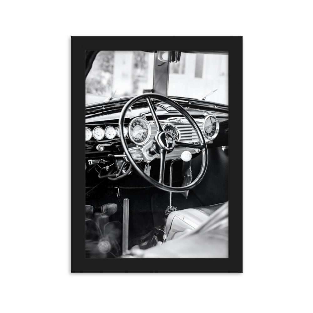 Poster mit Rahmen - In my Dream Schwarz / 21×30 cm artlia