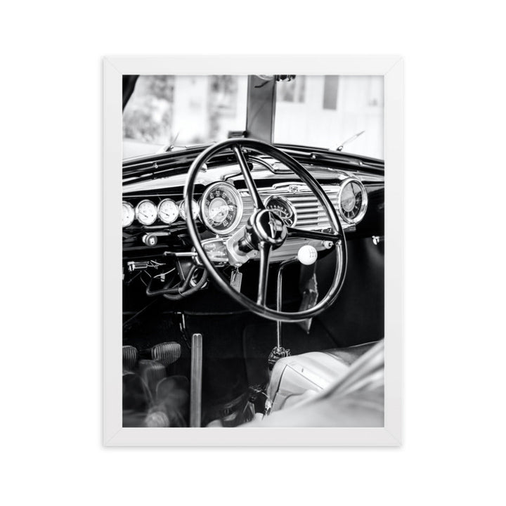 Poster mit Rahmen - In my Dream Weiß / 30×40 cm artlia