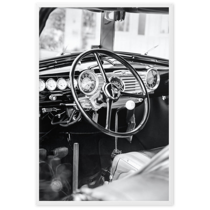 Poster mit Rahmen - In my Dream Weiß / 61×91 cm artlia