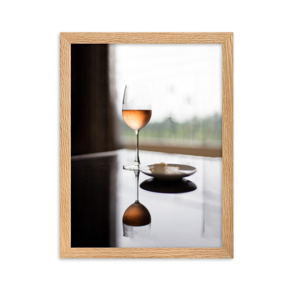 Poster mit Rahmen - Time for yourself Oak / 30×40 cm artlia