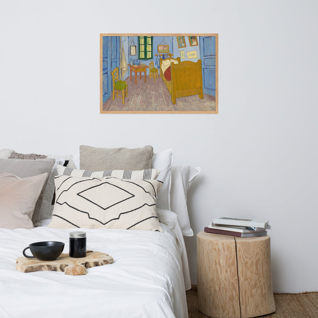 Poster mit Rahmen - Van Gogh, Das Schlafzimmer in Arles artlia