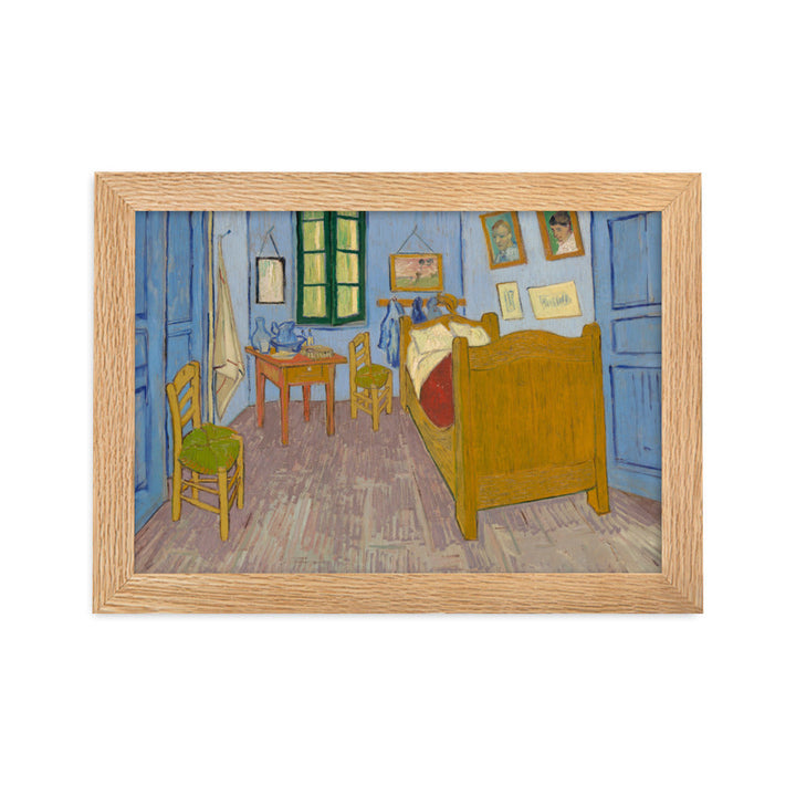 Poster mit Rahmen - Van Gogh, Das Schlafzimmer in Arles Oak / 21×30 cm artlia