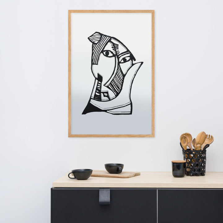 Poster - Pablo Picasso, Les Demoiselles d’Avignon grey artlia