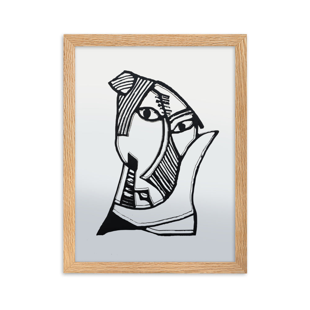 Poster - Pablo Picasso, Les Demoiselles d’Avignon grey Oak / 30×40 cm artlia