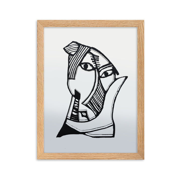 Poster - Pablo Picasso, Les Demoiselles d’Avignon grey Oak / 30×40 cm artlia