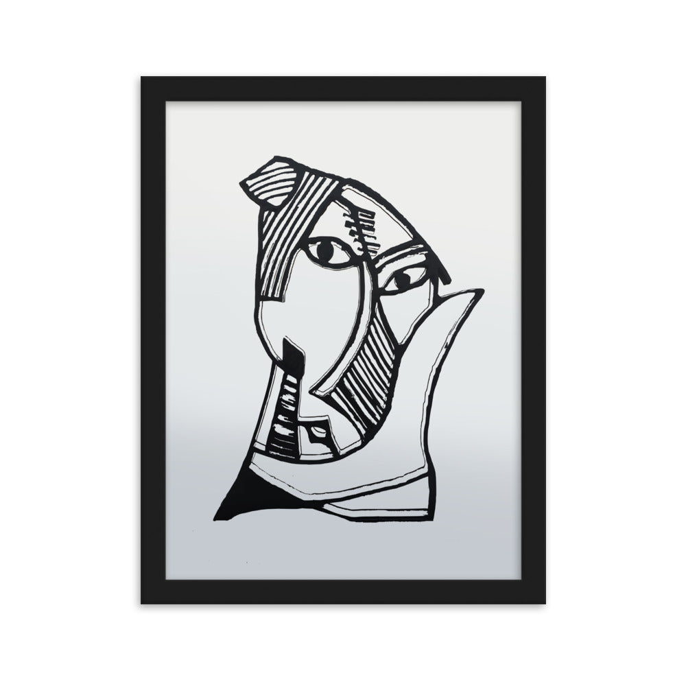 Poster - Pablo Picasso, Les Demoiselles d’Avignon grey Schwarz / 30×40 cm artlia