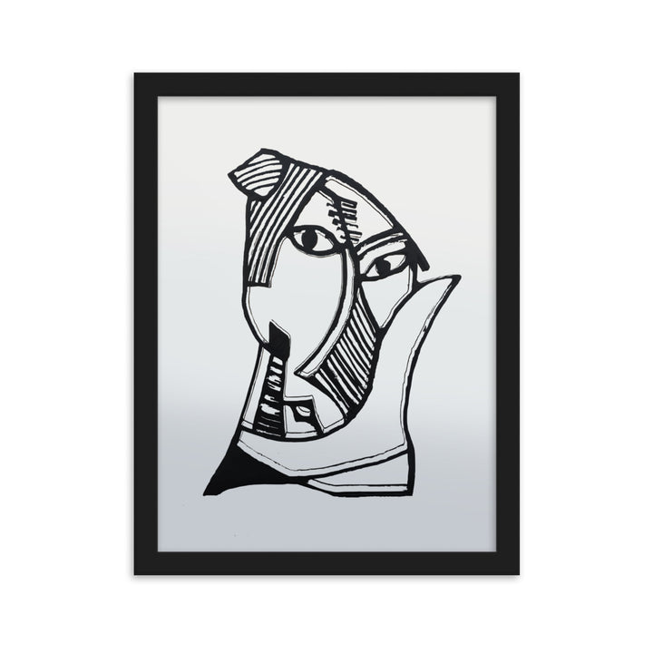Poster - Pablo Picasso, Les Demoiselles d’Avignon grey Schwarz / 30×40 cm artlia