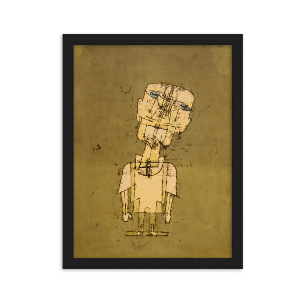 Poster - Paul Klee, Gespenst eines Genies Schwarz / 30×40 cm artlia