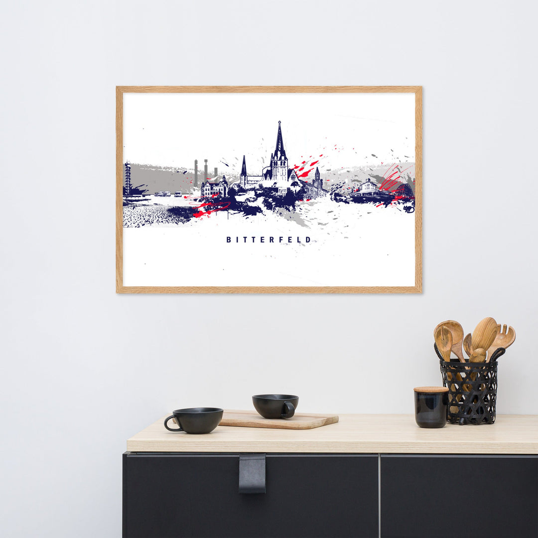 Poster - Skyline Bitterfeld artlia