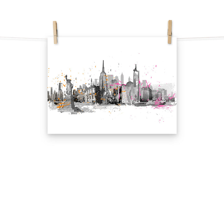 Poster - Skyline New York Ohne Rahmen / 30×40 cm artlia