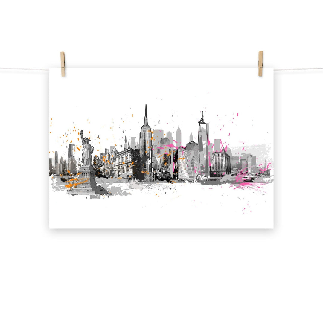 Poster - Skyline New York Ohne Rahmen / 50×70 cm artlia