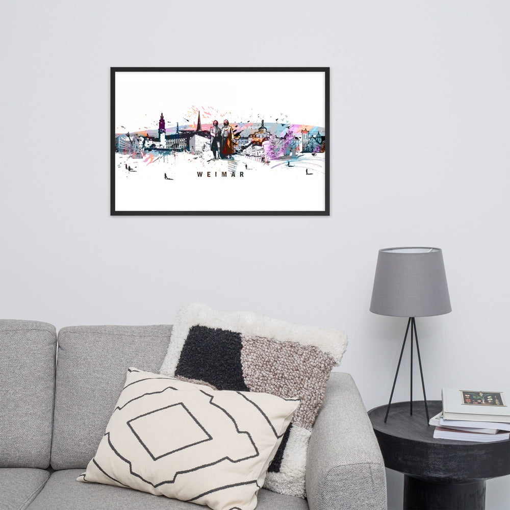 Poster - Skyline Weimar artlia