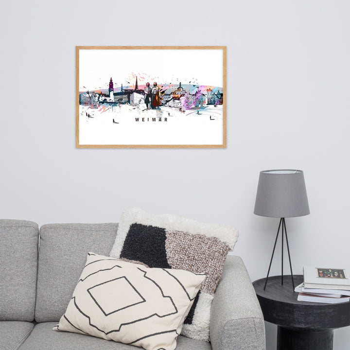 Poster - Skyline Weimar artlia