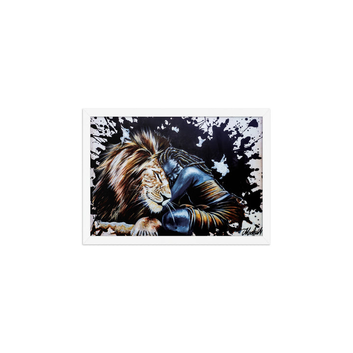 Poster - The Lioness, Nokuthula M Mpofu Weiß / A2 (42×59.4 cm) artlia