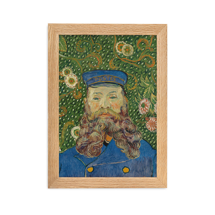 Poster - Van Gogh, Der Postbote, Porträt von Joseph Roulin Oak / 21×30 cm artlia