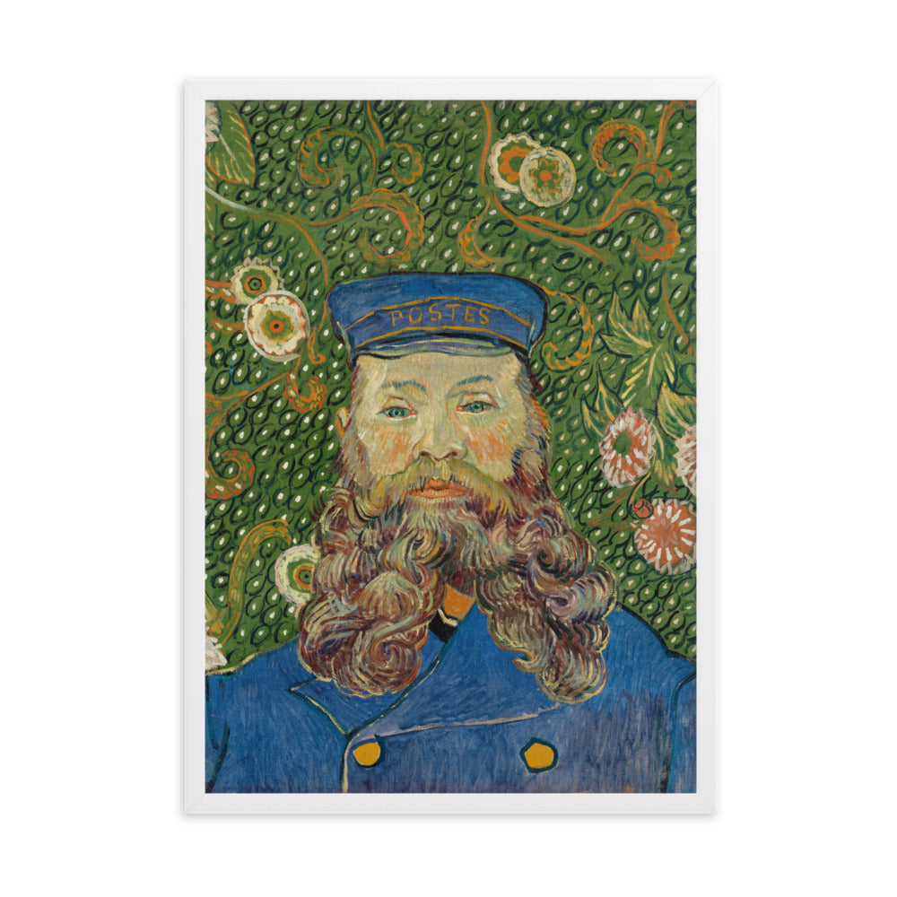 Poster - Van Gogh, Der Postbote, Porträt von Joseph Roulin Weiß / 50×70 cm artlia