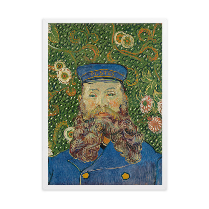 Poster - Van Gogh, Der Postbote, Porträt von Joseph Roulin Weiß / 50×70 cm artlia