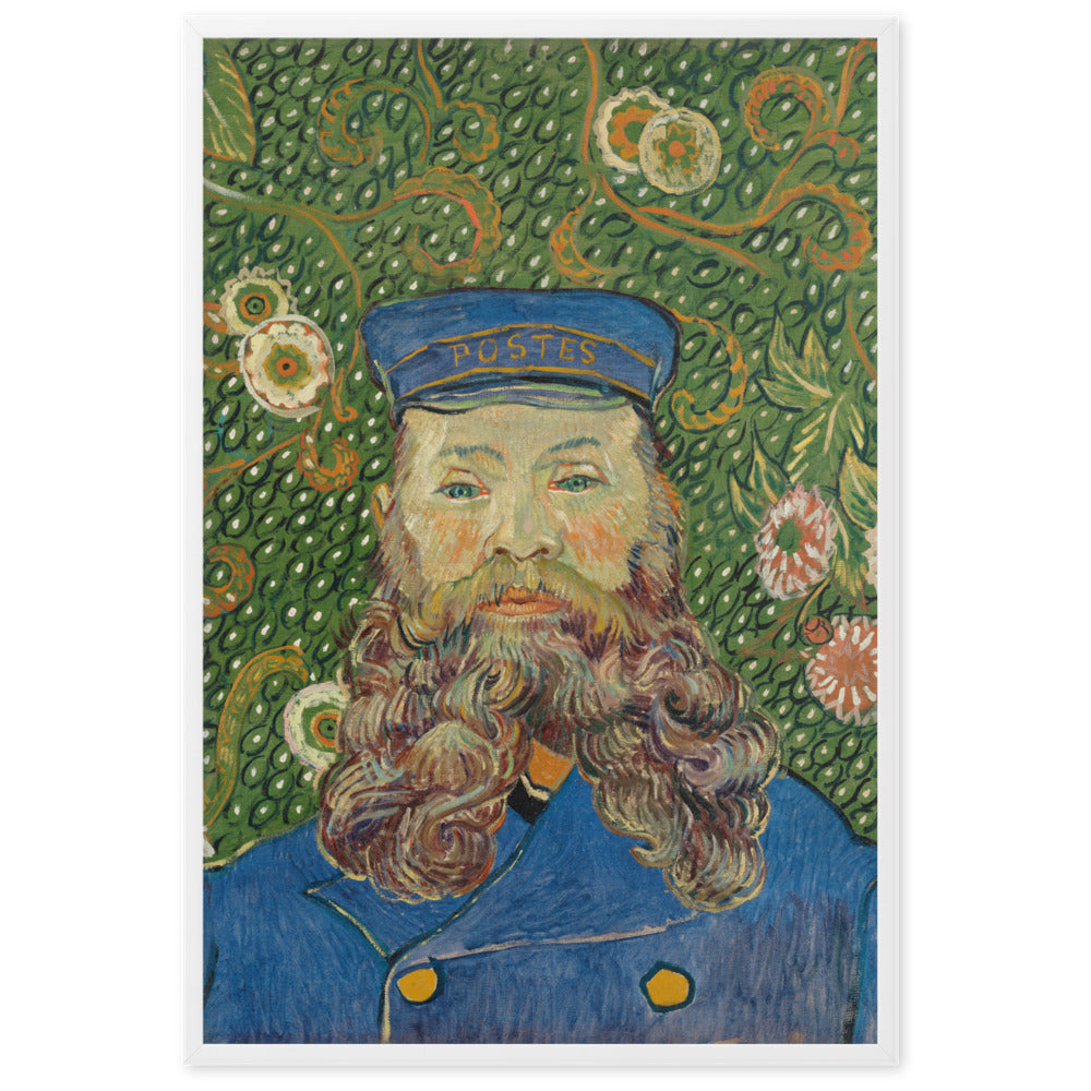 Poster - Van Gogh, Der Postbote, Porträt von Joseph Roulin Weiß / 61×91 cm artlia