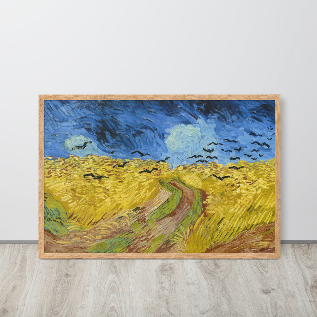 Poster - Van Gogh, Weizenfeld mit Krähen artlia