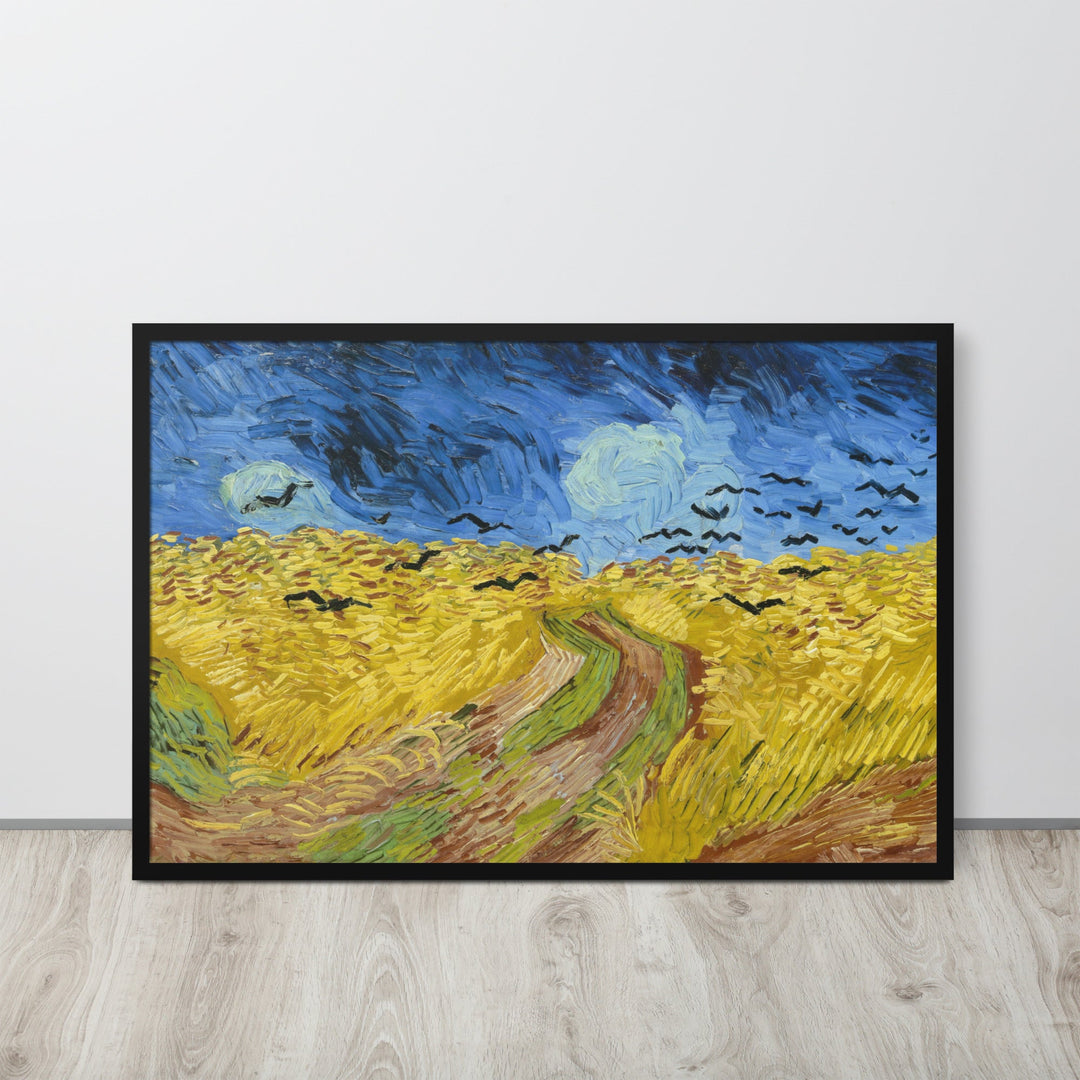 Poster - Van Gogh, Weizenfeld mit Krähen artlia