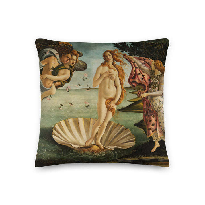 Premium-Kissen - Birth of Venus, Sandro Botticelli 46×46 cm artlia
