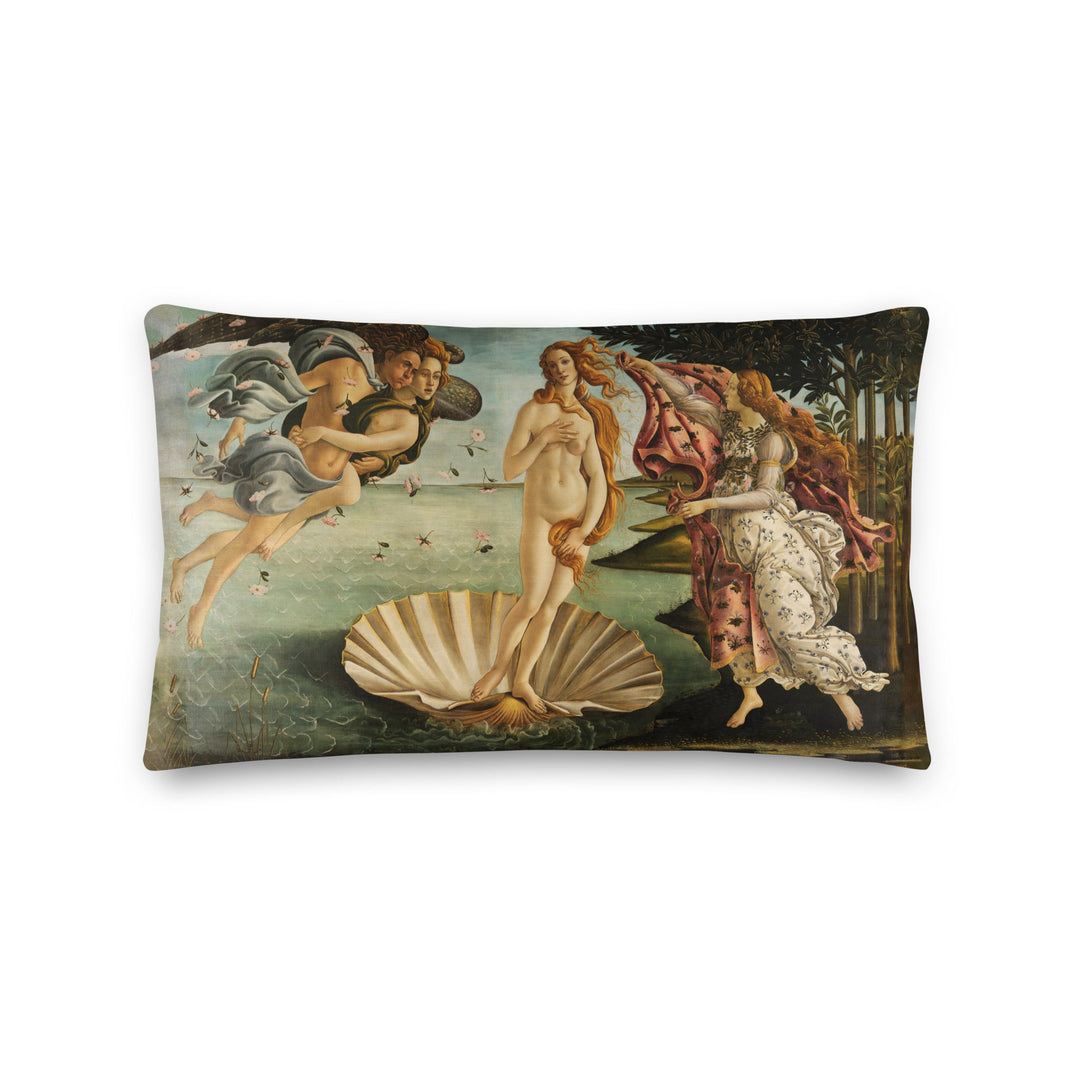 Premium-Kissen - Birth of Venus, Sandro Botticelli 50×30 cm artlia