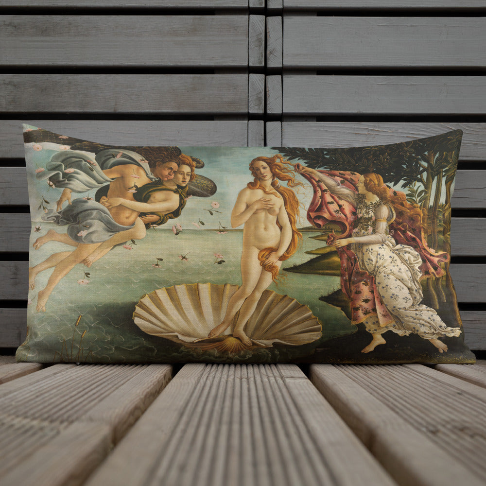 Premium-Kissen - Birth of Venus, Sandro Botticelli artlia