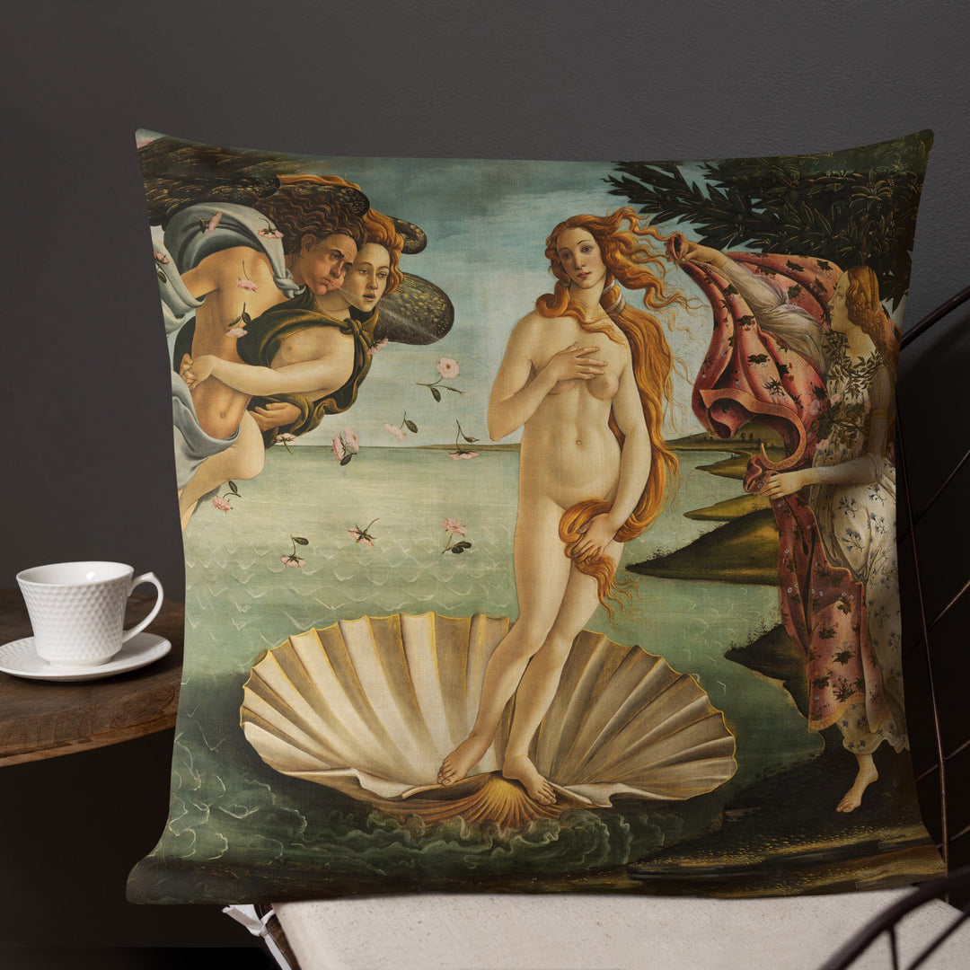 Premium-Kissen - Birth of Venus, Sandro Botticelli artlia