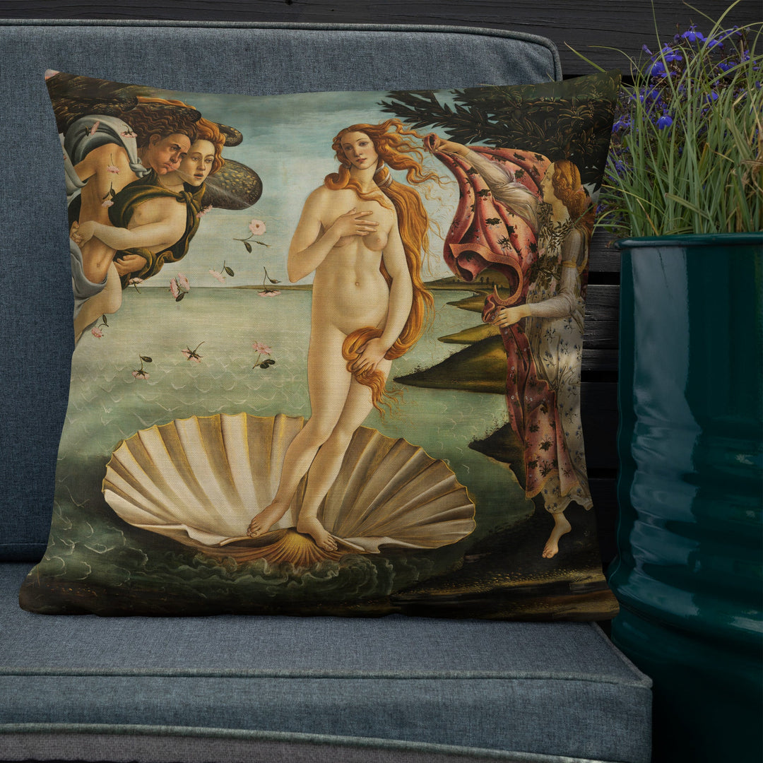 Premium-Kissen - Birth of Venus, Sandro Botticelli artlia