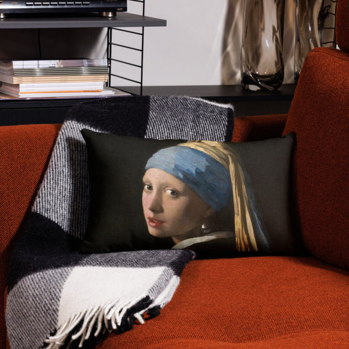 Premium-Kissen - Girl with a Pearl Earring artlia