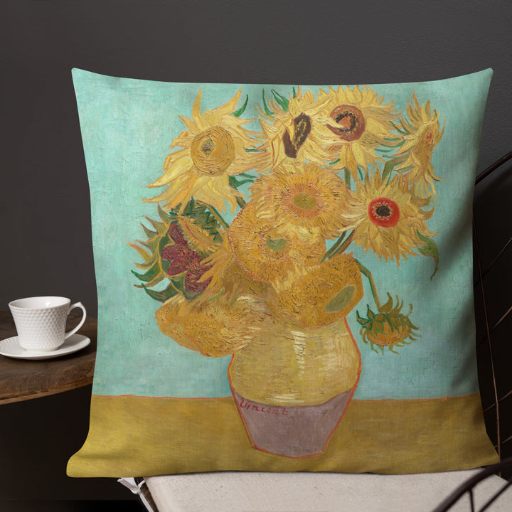 Premium-Kissen - Sonnenblumen, 1889 artlia