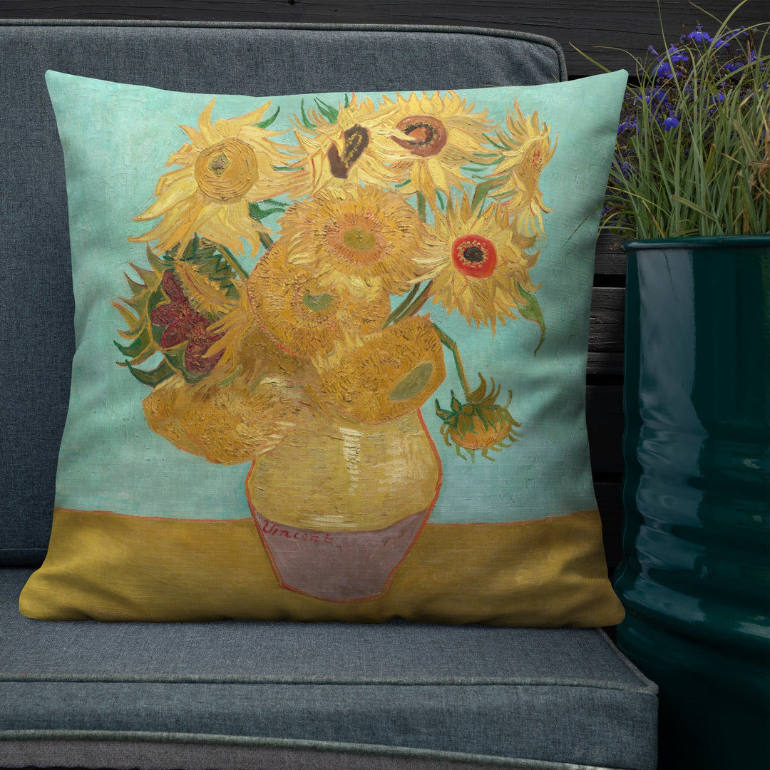 Premium-Kissen - Sonnenblumen, 1889 artlia