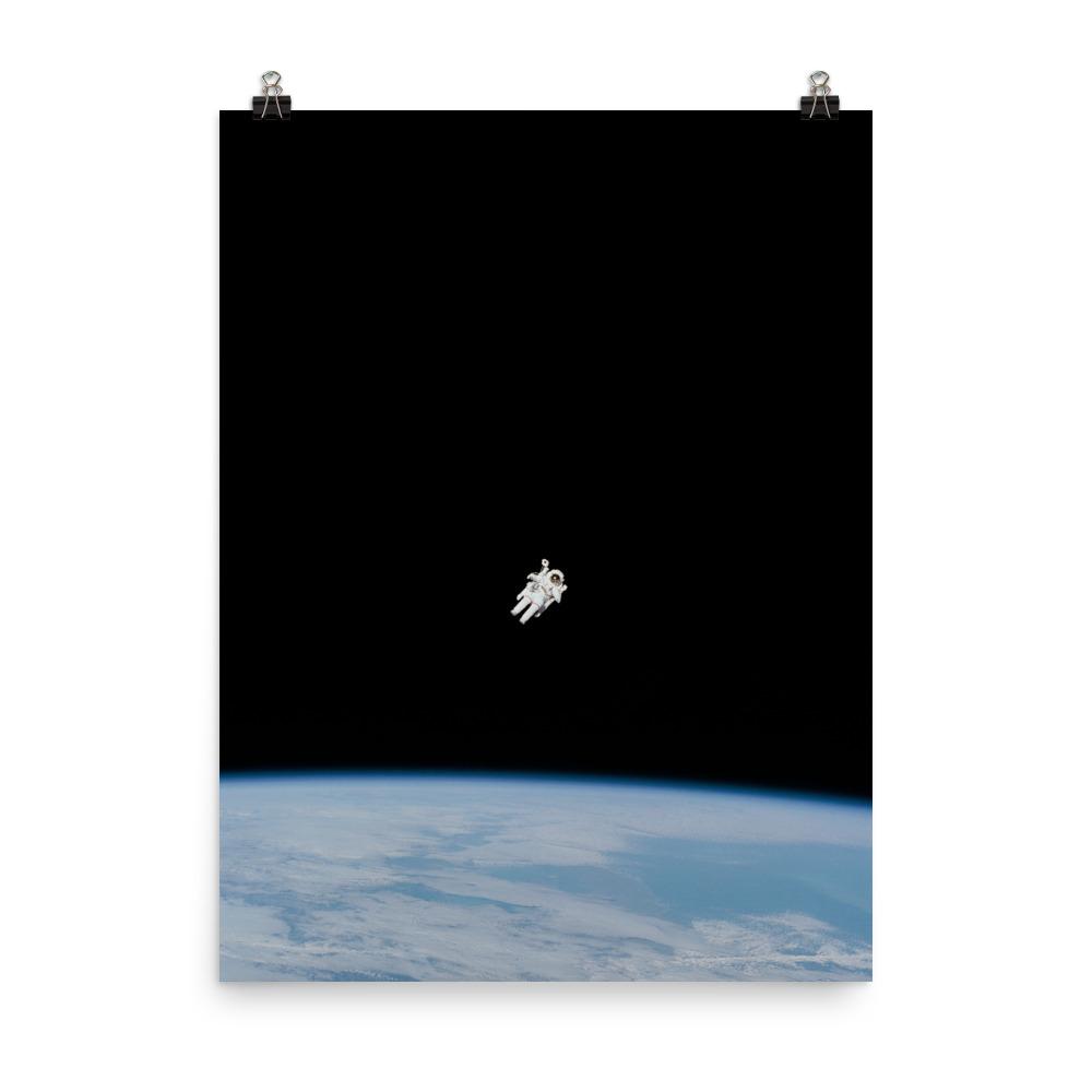 Astronaut im Weltraum - Poster 30x41 cm artlia