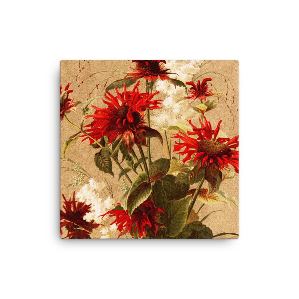 Balsam und Spiraea - Leinwand 30x30 cm artlia