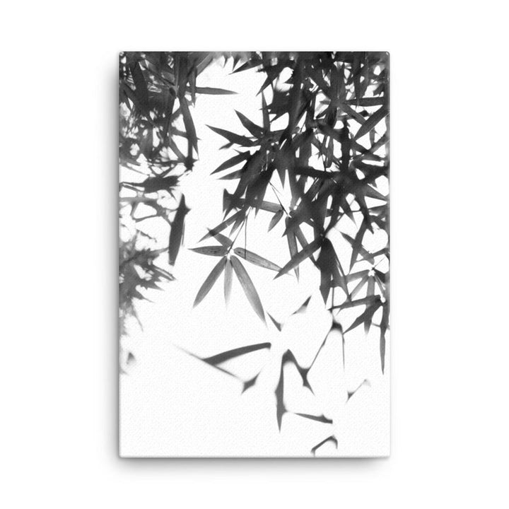 Bamboo Leaves Bambusblätter - Leinwand 61x91 cm artlia